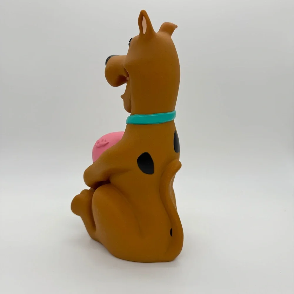 Vintage 1998 Hanna - Barbera Scooby-Doo Dog Figurine with Pink Piggy Bank - Picture 5 of 8